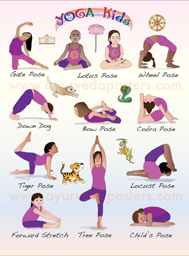 Yoga Chart For School