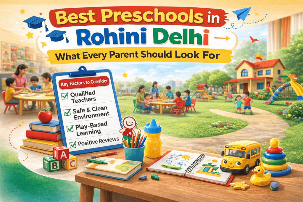 Children learning together in a supervised preschool classroom